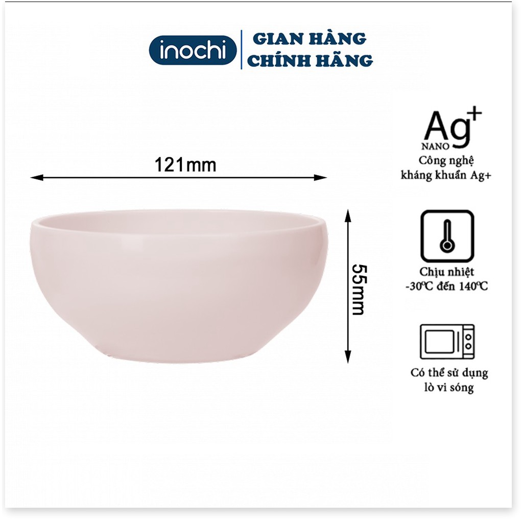 [Tặng Quà]Bát nhựa Inochi Amori ăn dặm cho bé ăn cơm chịu nhiệt chịu nhiệt 415ml BAN415 (1 chiếc)