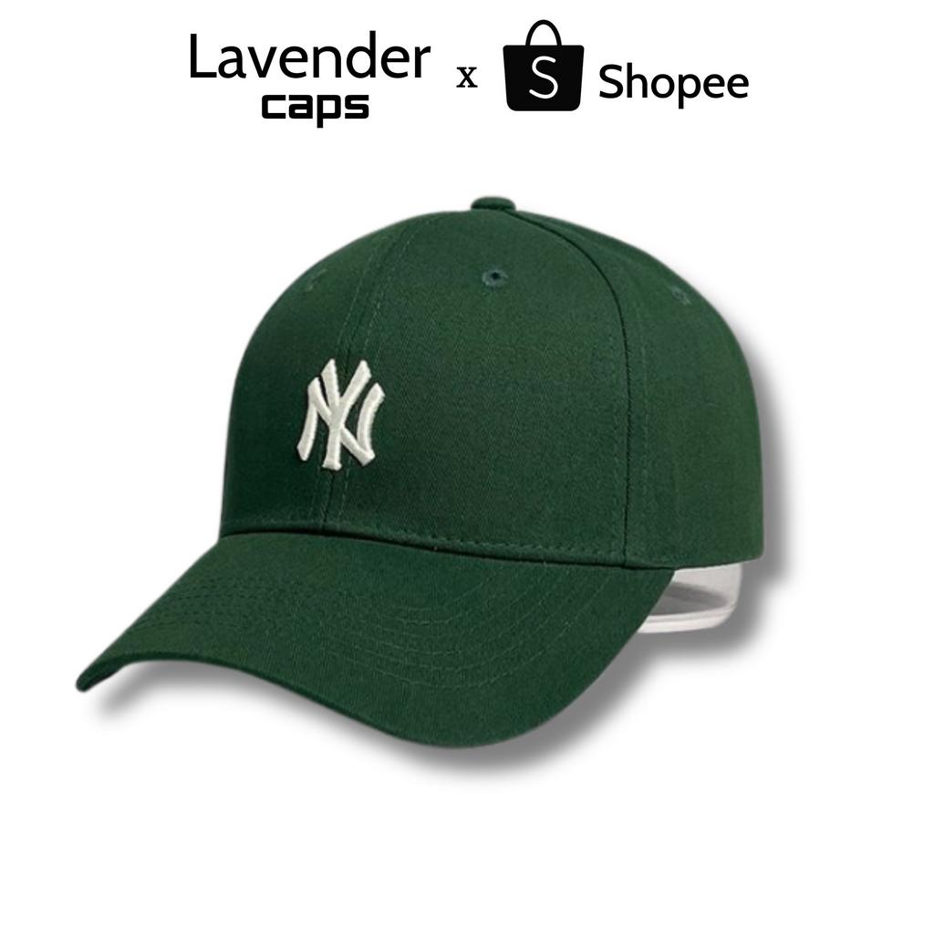 Nón kết mũ lưỡi NY xanh logo thêu dành cho mọi lứa tuổi Free size