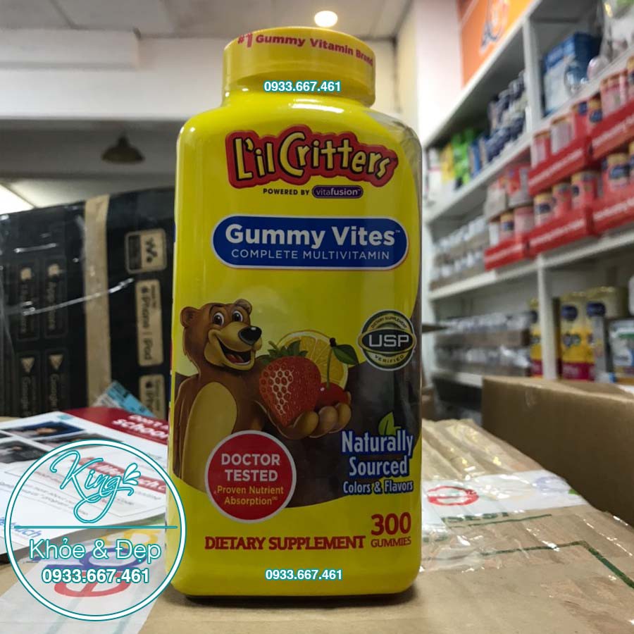 Kẹo Dẻo Gummy Vites 300 Viên