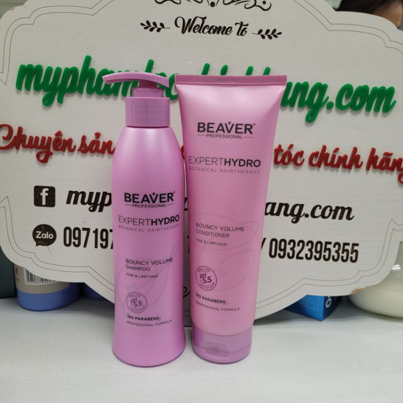 DẦU GỘI XẢ BEAVER TĂNG PHỒNG BOUNCY VOLUME 318ML - 258ML