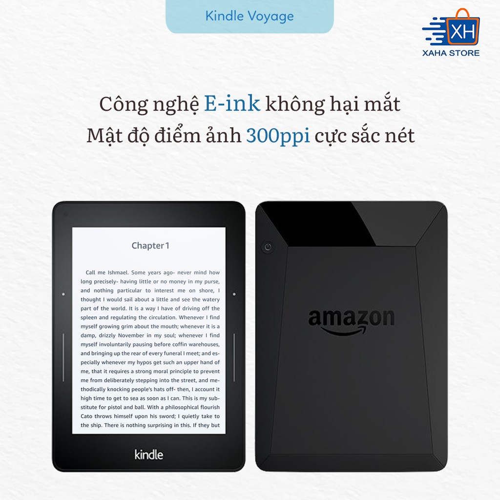 Máy đọc sách Kindle Voyage - like new 99,99% [ Mua kèm túi chống sốc giá 0đ ] | WebRaoVat - webraovat.net.vn