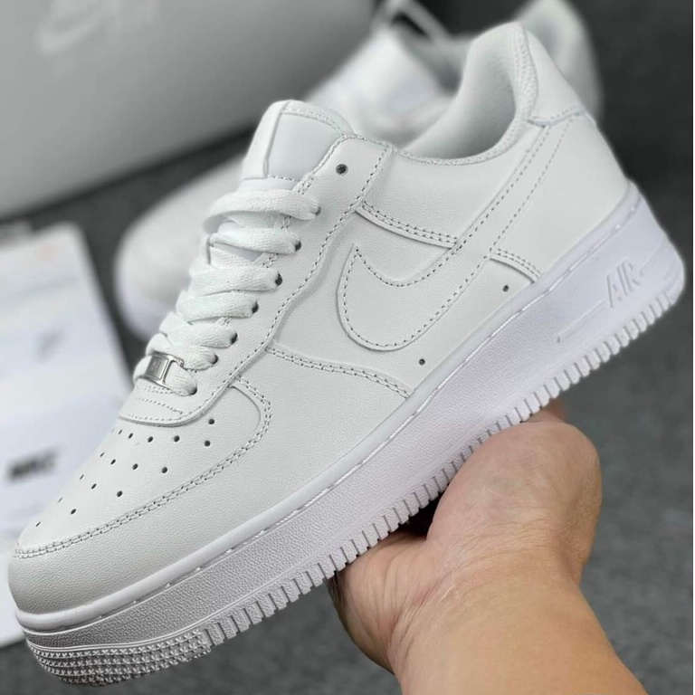 Giày Thể Thao Nam Nữ All White, Giày AF1 Trắng [ Air Force 1 Hàng Đẹp Full Box Bill ]