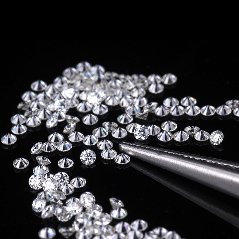 Đá Quý Kim Cương moissanite 5 Cái 1mm