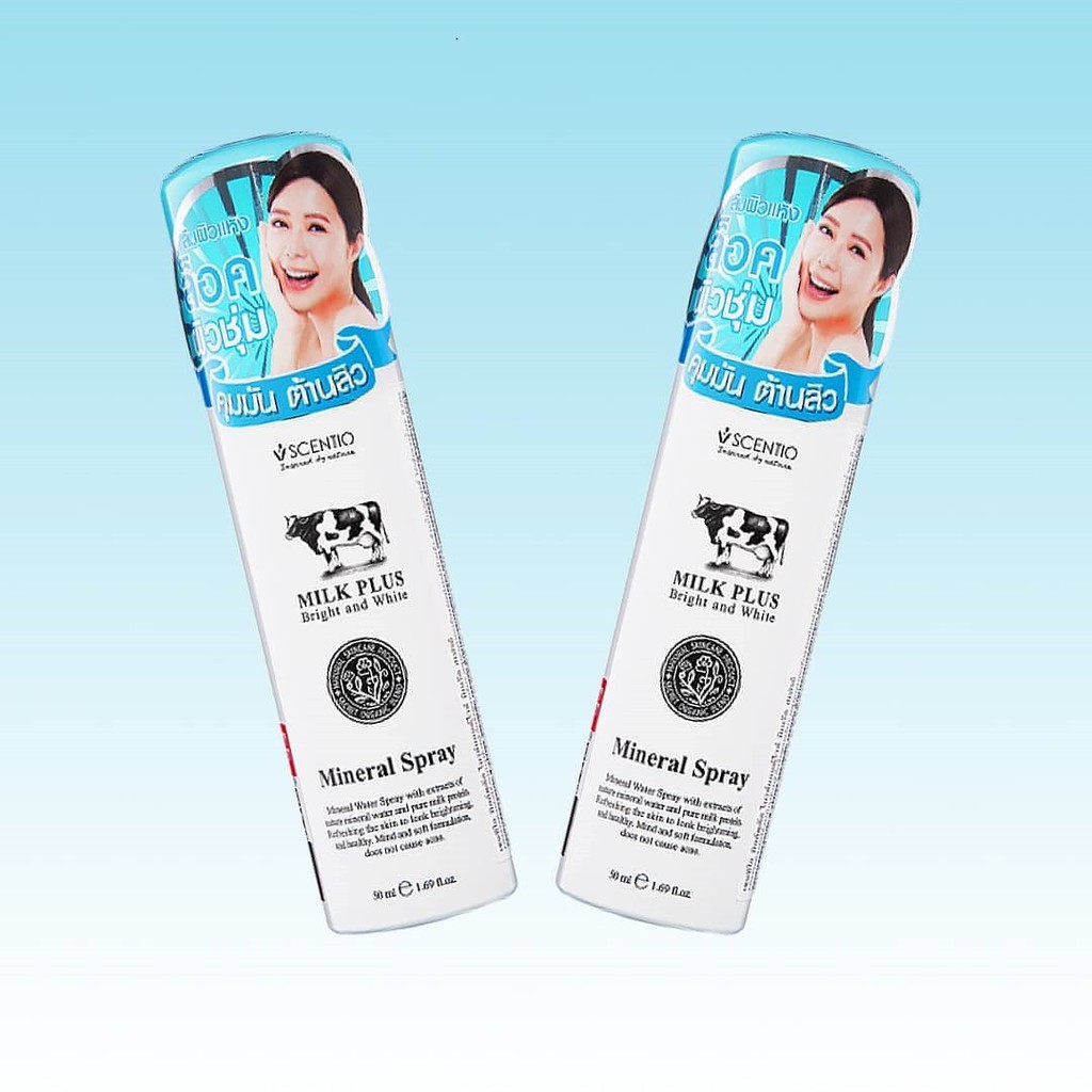 Xịt Khoáng Cấp Ẩm Và Dịu Da Scentio Milk Plus 50mL