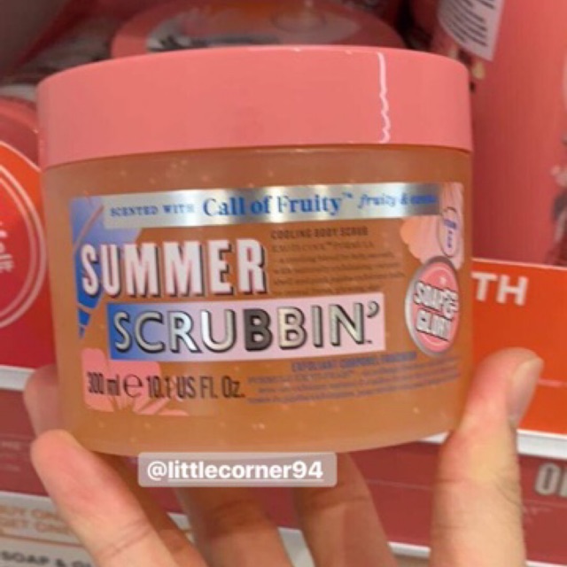 Tẩy da chết Soap and glory Summer Srubbin Cooling Body Srub