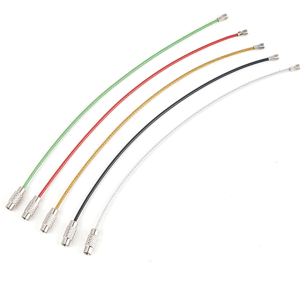 Set 10 móc khóa bằng thép không gỉ đa năng tiện dụng tiện lợi