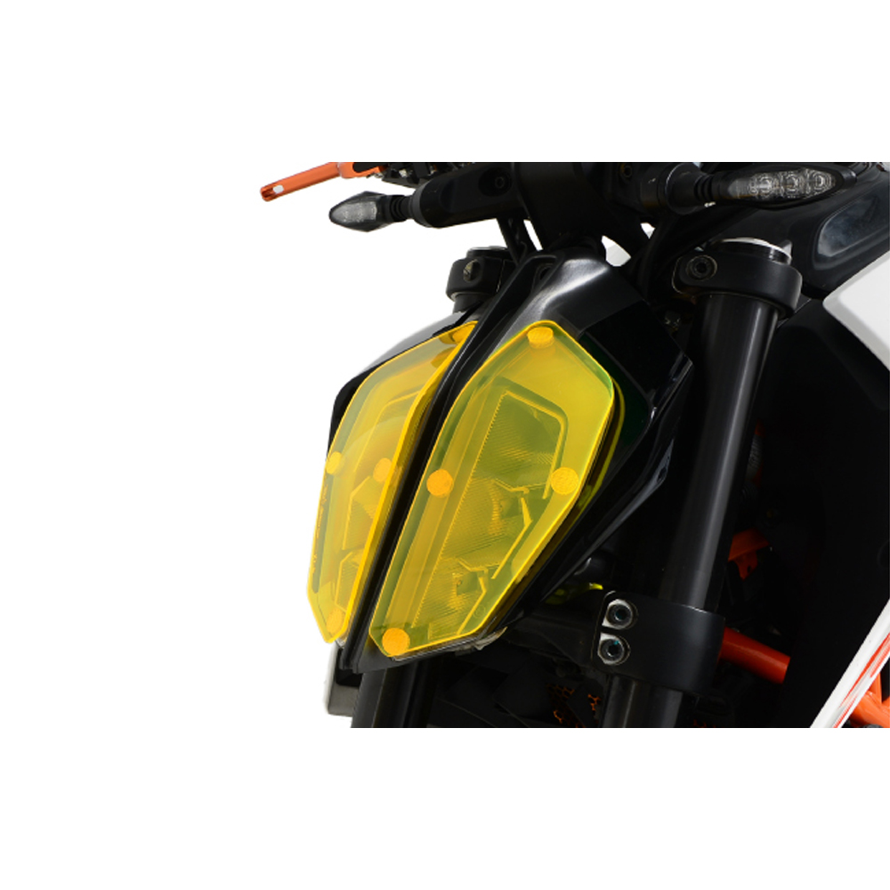Miếng Dán Bảo Vệ Đèn Pha Bằng Acrylic Cho Xe Mô Tô KTM 390 Duke 790 Duke 2017 2018