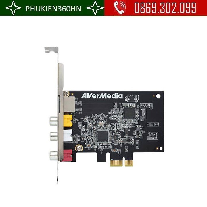 Card ghi hình AV, S-video chuẩn PCI-E AverMedia C725 - Hàng Chính Hãng