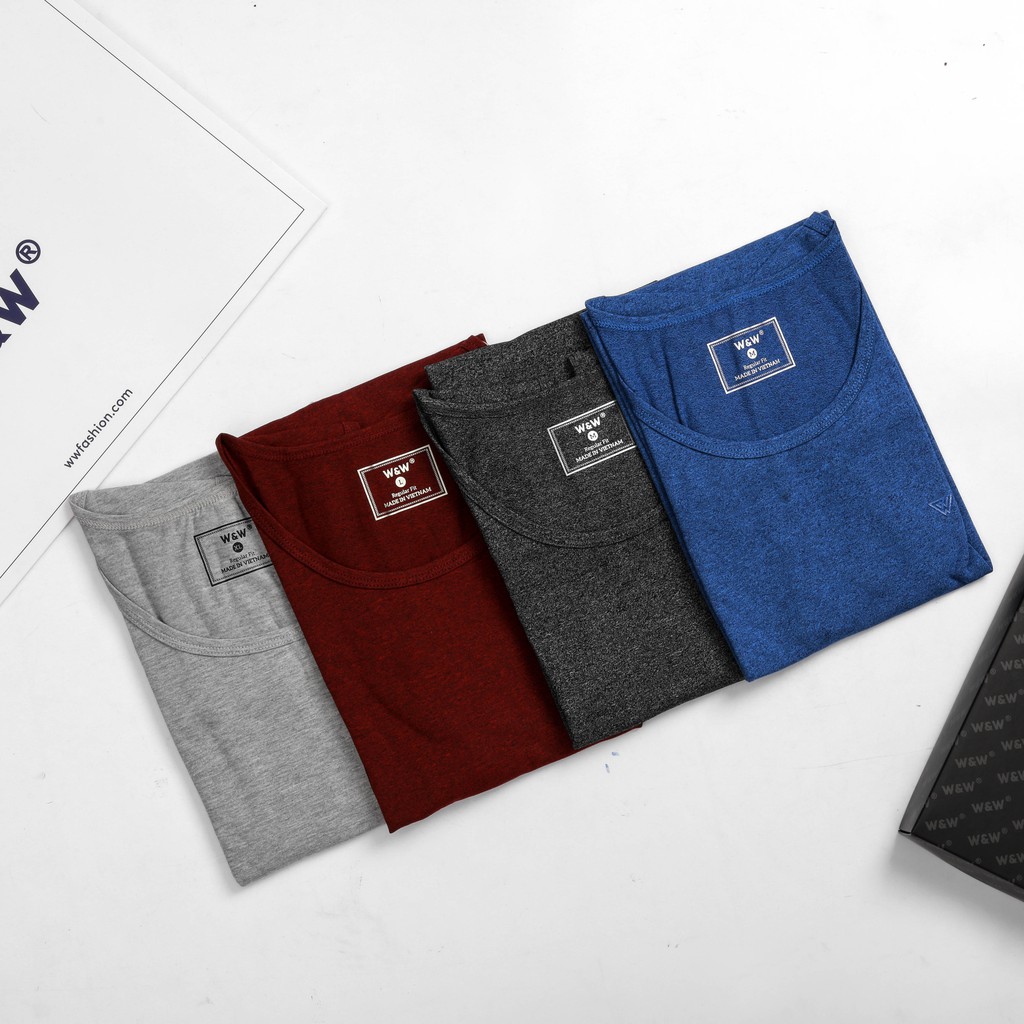Áo Ba Lỗ Nam Tanktop W&W Siêu Mát, Thấm Hút Mồ Hôi, Co Giãn Tốt WTT08