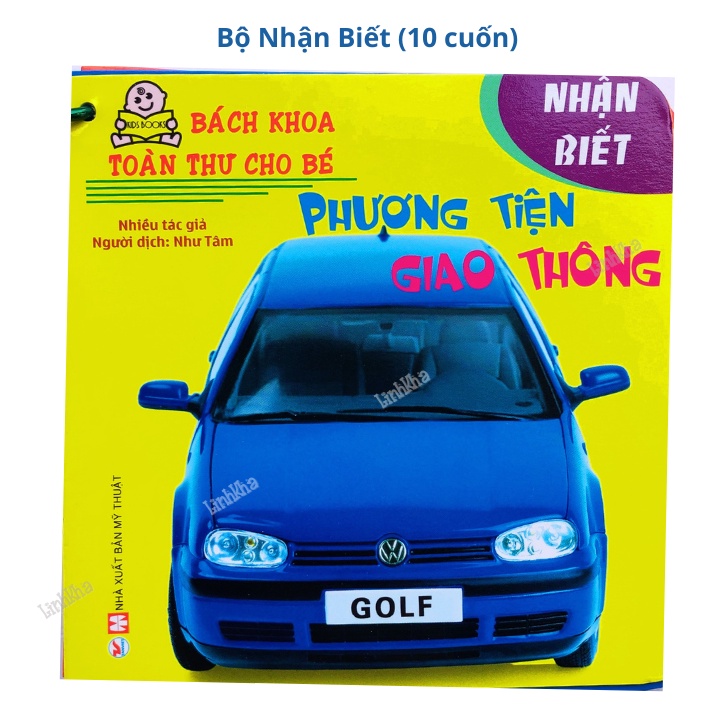 Sách Bách Khoa Toàn Thư - Nhận Biết - Dạng Tập Mỏng Xâu Khoen Cho Các Bé Nhỏ