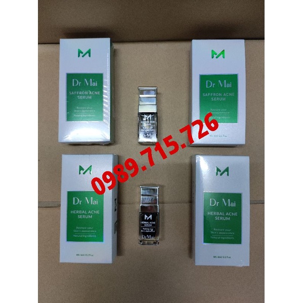 Dr Mai, Serum sạch mụn Dr Mai 6ml, lựa chọn hoàn hảo cho làn da mụn