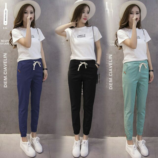 Quần jogger nữ