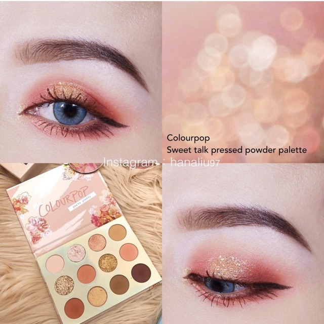 Bảng phấn mắt Colourpop Sweet Talk Palette Bunny Beauty hàng đủ bill