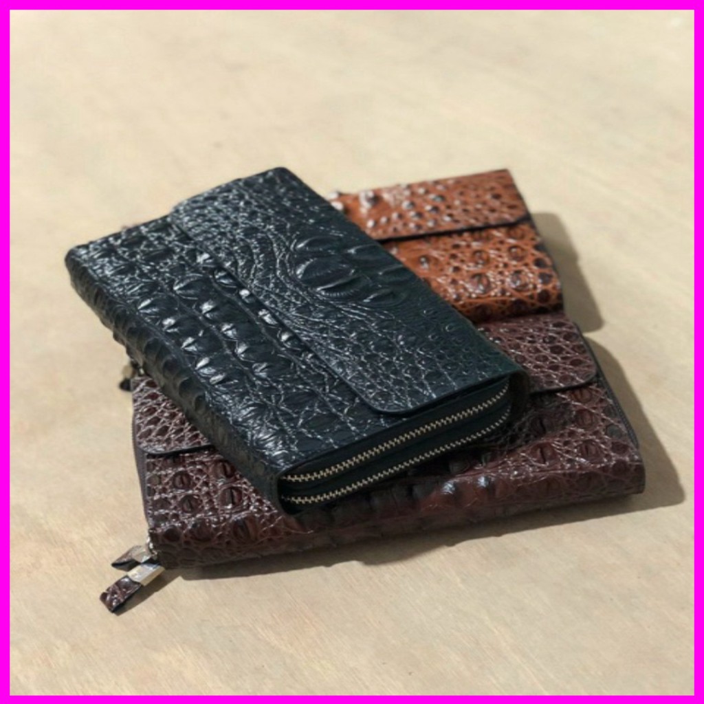 ❤️𝙁𝙍𝙀𝙀𝙎𝙃𝙄𝙋❤️ Clutch da ca sấu