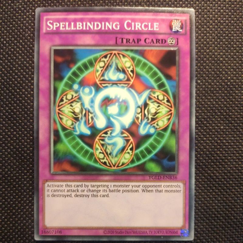 Thẻ bài Yugioh: Spellbinding Circle - YGLD-ENB36