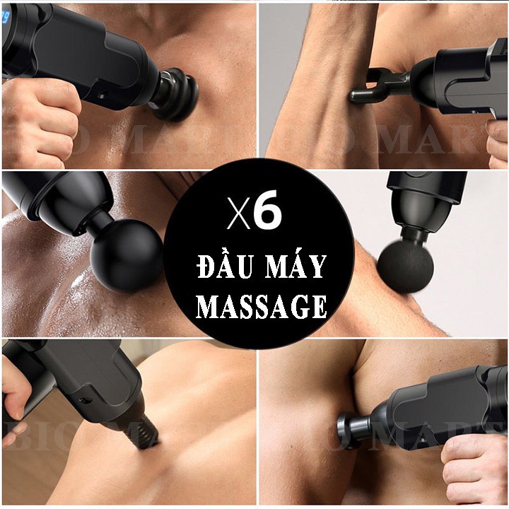 MÁY MASSAGE CẦM TAY TRỊ LIỆU – MÁY MASSAGE RUNG 6 CẤP ĐỘ BẢO HÀNH 12 THÁNG – BIO109A