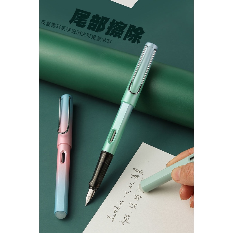 (Chọn Màu) Bút Máy Xóa Được Kèm 1 Ống Mực