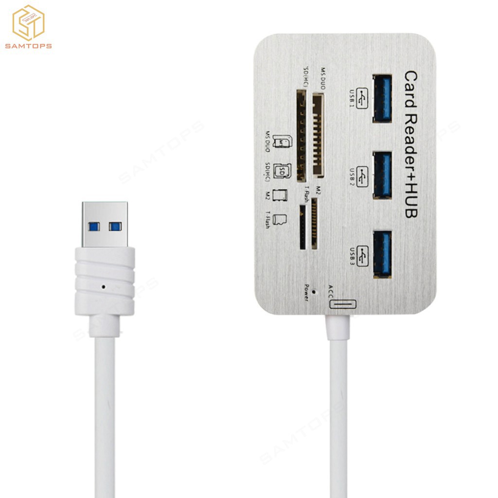 Bộ Chia 3 Cổng Usb 3.0 Hub 2.0 Cho Pc/Tf