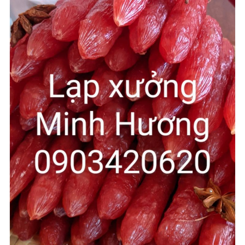 Lạp xuởng Minh Hương loại ĐẶC BIỆT nạc nhiều gói 500gr