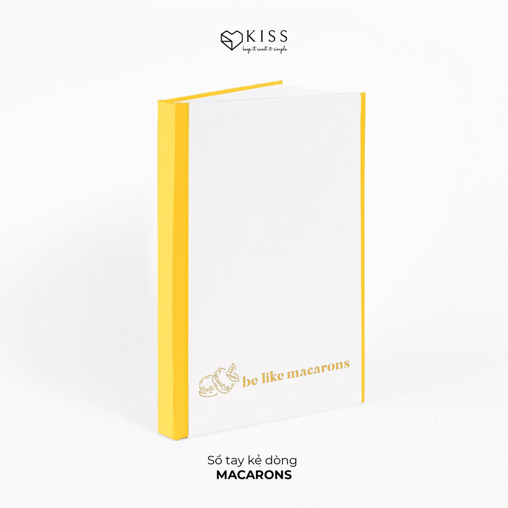 Sổ Tay Kẻ Dòng BE LIKE MACARONS 160 trang bồi bìa 14x21cm