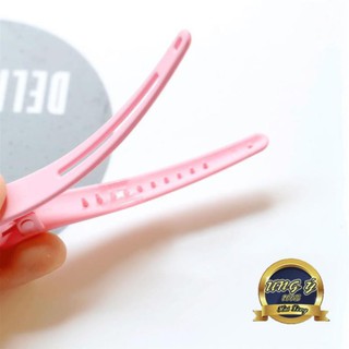 Kẹp Tóc Bấm Mỏ Vịt Màu Pastel Hàn Quốc 7.5CM