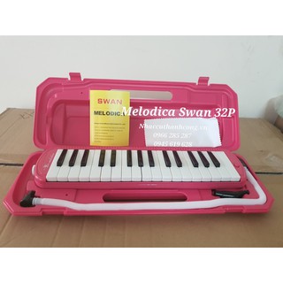 Mua Kèn melodia swan màu hồng  kèn phím nhựa 32 phím