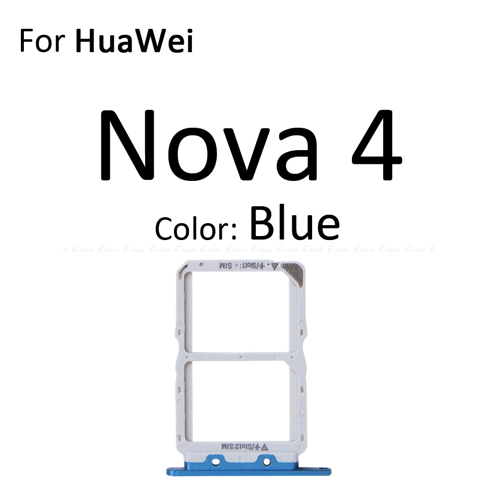 Khay Đựng Thẻ Sim Điện Thoại Thay Thế Chuyên Dụng Cho HuaWei Nova 5i 5 4 3 Micro SD