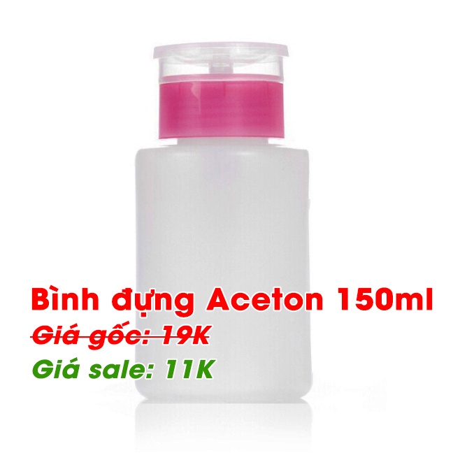 Lọ đựng cồn, dung dịch aceton