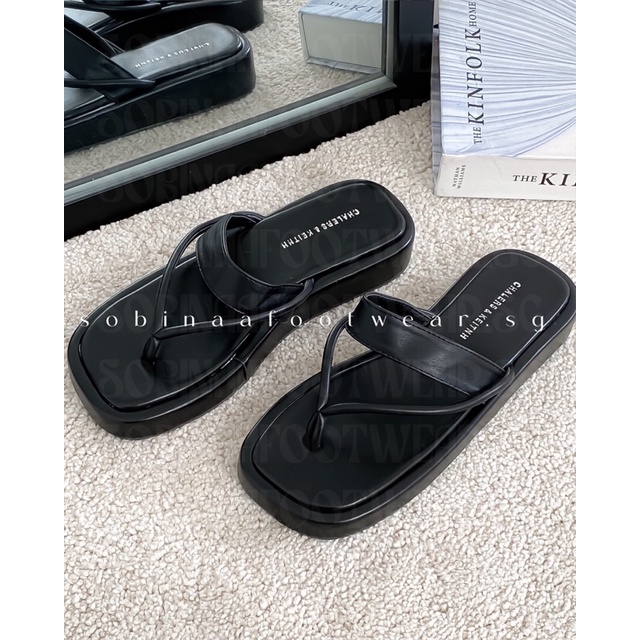 Dép bánh mì mũi tên đế độn cao 2cm siêu xinh