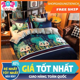 Thanh lý TẾT Bộ Chăn Ga Gối POLY Nhập Hàng loại 1 PLN07