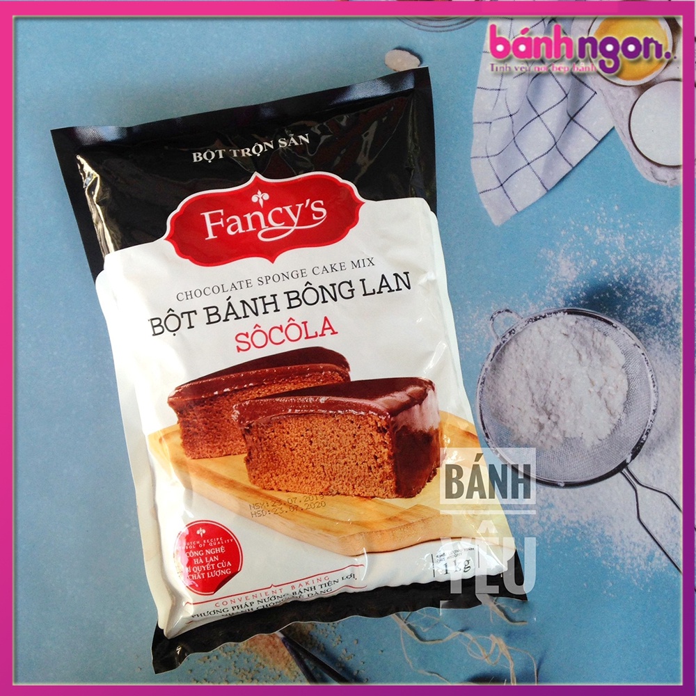 Bột Bánh Bông Lan Trộn Sẵn Socola Fancys 1kg