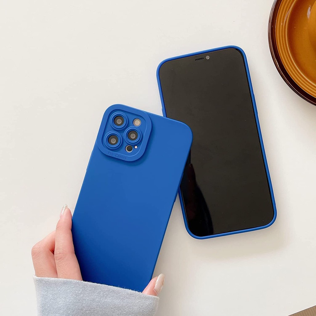 Ốp Điện Thoại TPU Mềm Siêu Mỏng Màu Xanh Dương In Hình Klein Cho compatible for iphone 13 12 Mini 11 Pro MAX 7 8 Plus XR XS MAX