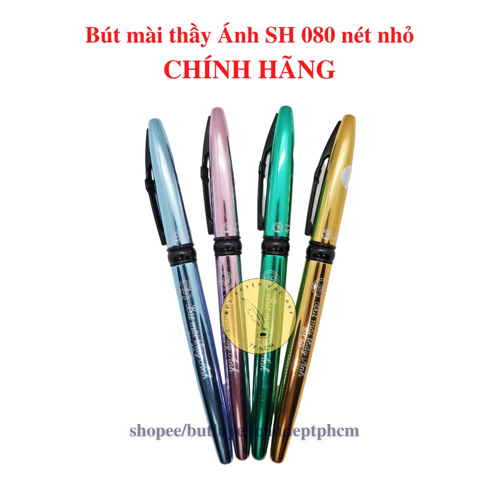 Bút mài thầy Ánh SH 080 ngòi lá tre nét nhỏ luyện chữ đẹp thanh đậm