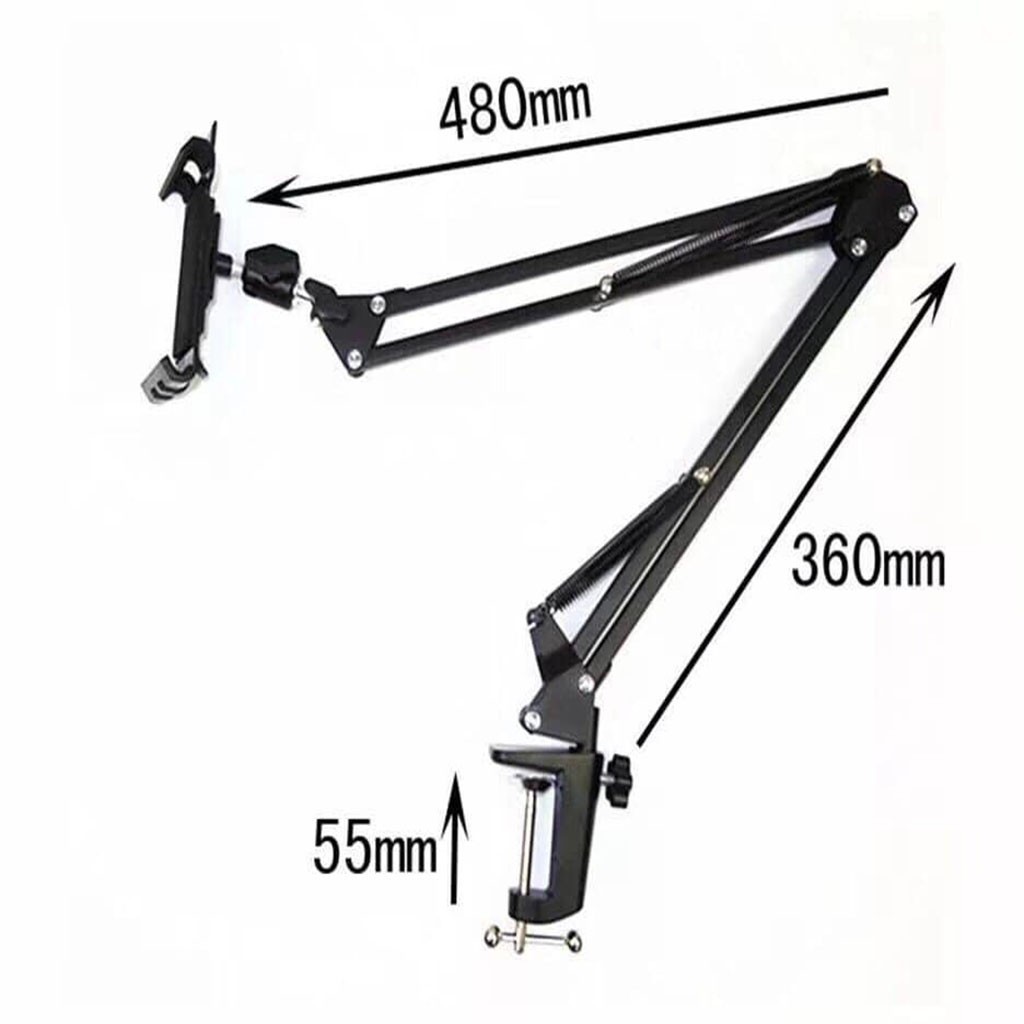 Kẹp Điện Thoại IPad Đầu Giường, Bàn Làm Việc Tiện Lợi - Kim Loại Chắc Chắn-16TH | BigBuy360 - bigbuy360.vn