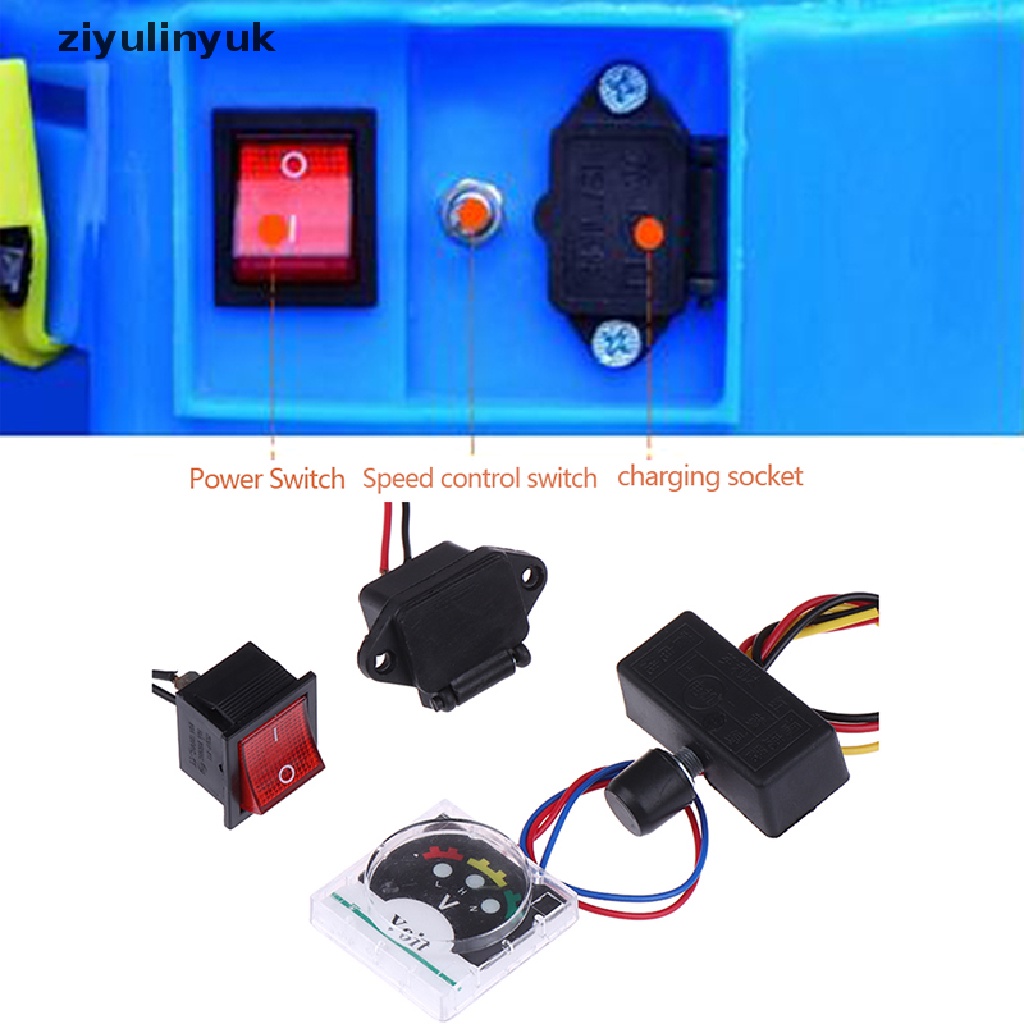 Công Tắc Điều Chỉnh Tốc Độ Máy Phun Điện ziyulinyuk 12V