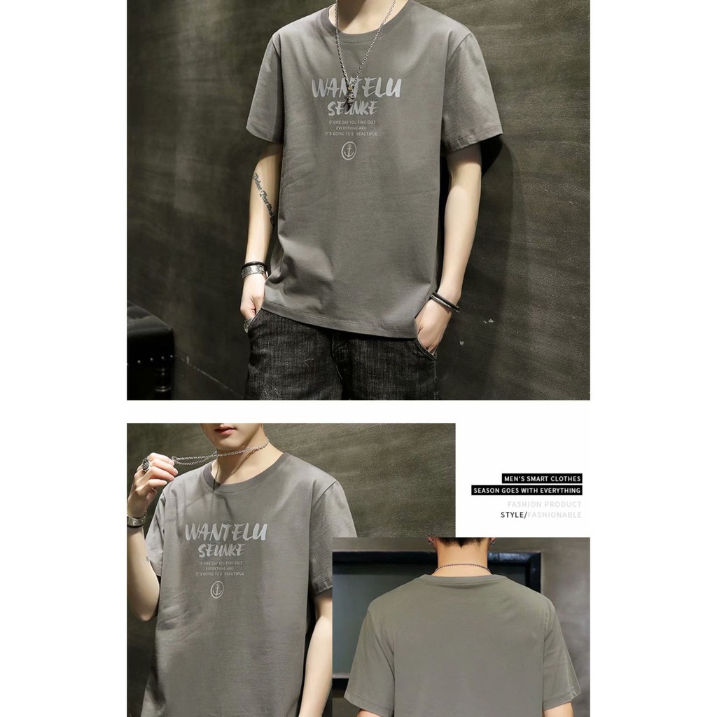 Áo thun nam, áo phông nam tay ngắn cổ tròn chất thun cotton co giãn 4 chiều hình wantelu alex cool | BigBuy360 - bigbuy360.vn