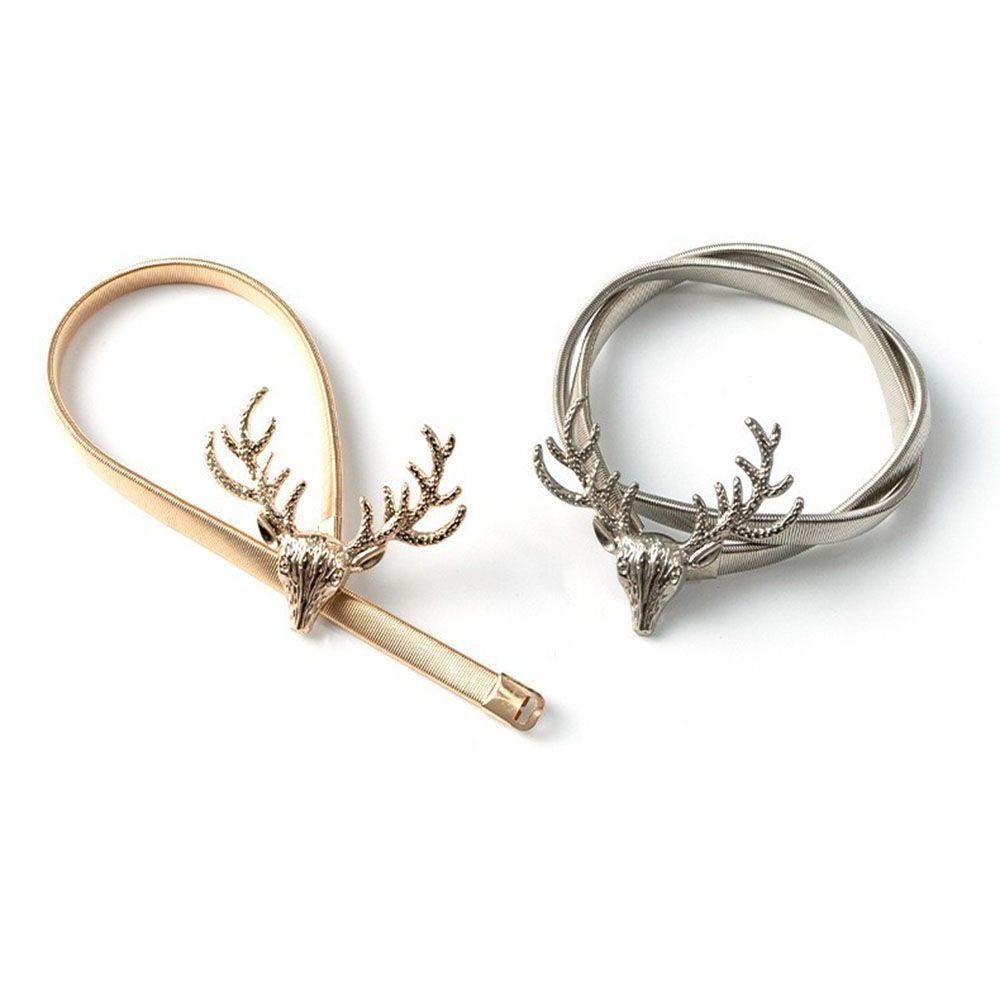 Daphs Khóa Giữ Rèm Cửa Hình Đầu Hươu Và Lá Cây Phong Cách Bắc Âu