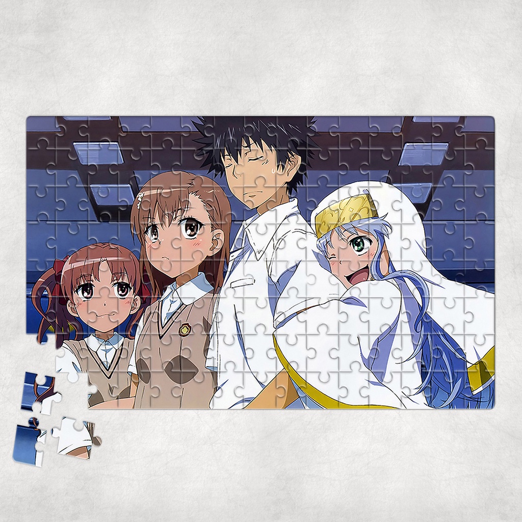 Tranh ghép hình A CERTAIN MAGICAL INDEX - Mẫu 2 - Nhận in theo yêu cầu