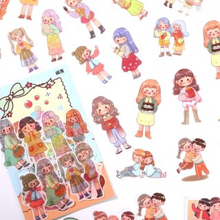 Gói 40 pcs sticker dễ thương 🌿