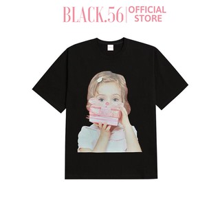 Áo thun nữ Acme de la vie GIFT , áo thun form rộng tay lỡ cá tính , BLACK56 M35