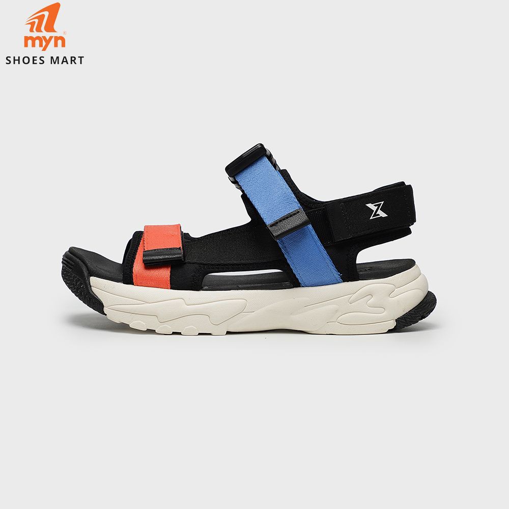 Giày Sandal Nữ ZX 2816 - ORANGE BLUE - Đế Chunky 3.5cm