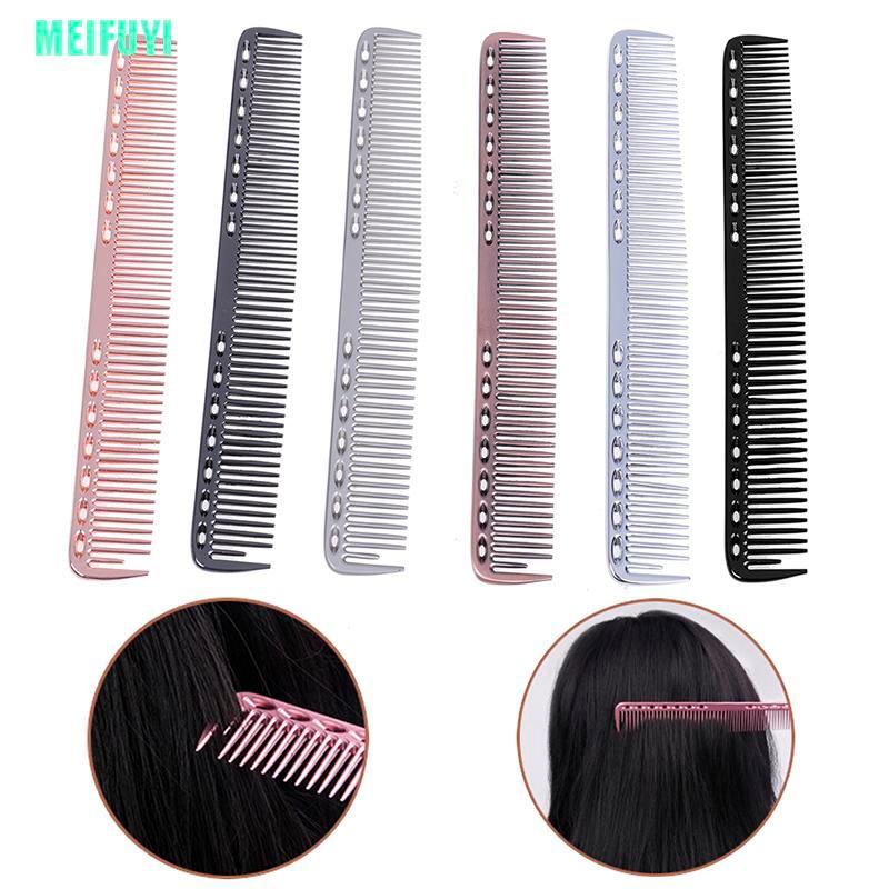 [Hàng mới về] Lược nhôm chải tóc chống tĩnh điện chuyên dụng cho salon