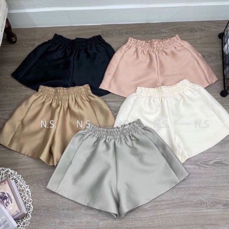 Quàn short lưng thun cạp cao