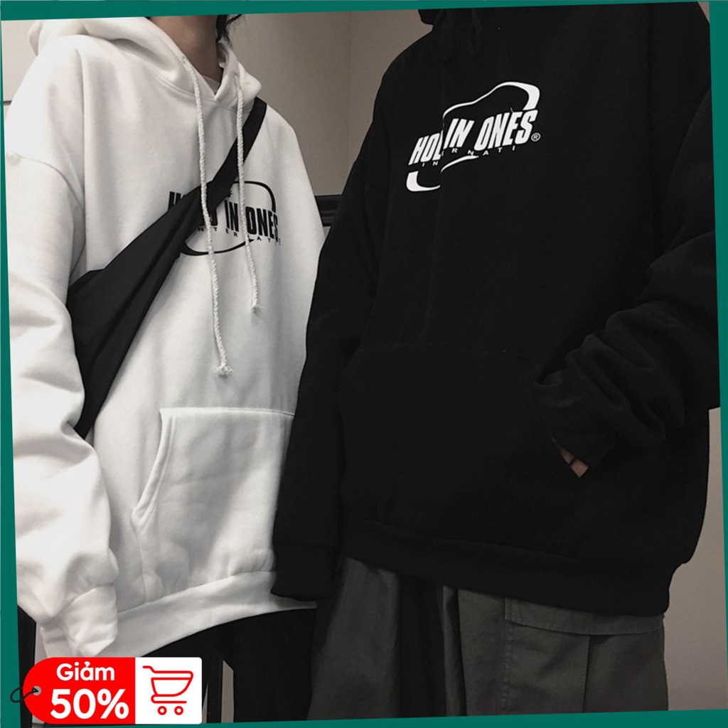 Áo hoodie nam nữ Hold in one unisex Jem Teen, Áo sweater Form Rộng
