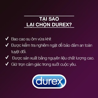 Bao cao su Durex Performa (3 bao)
