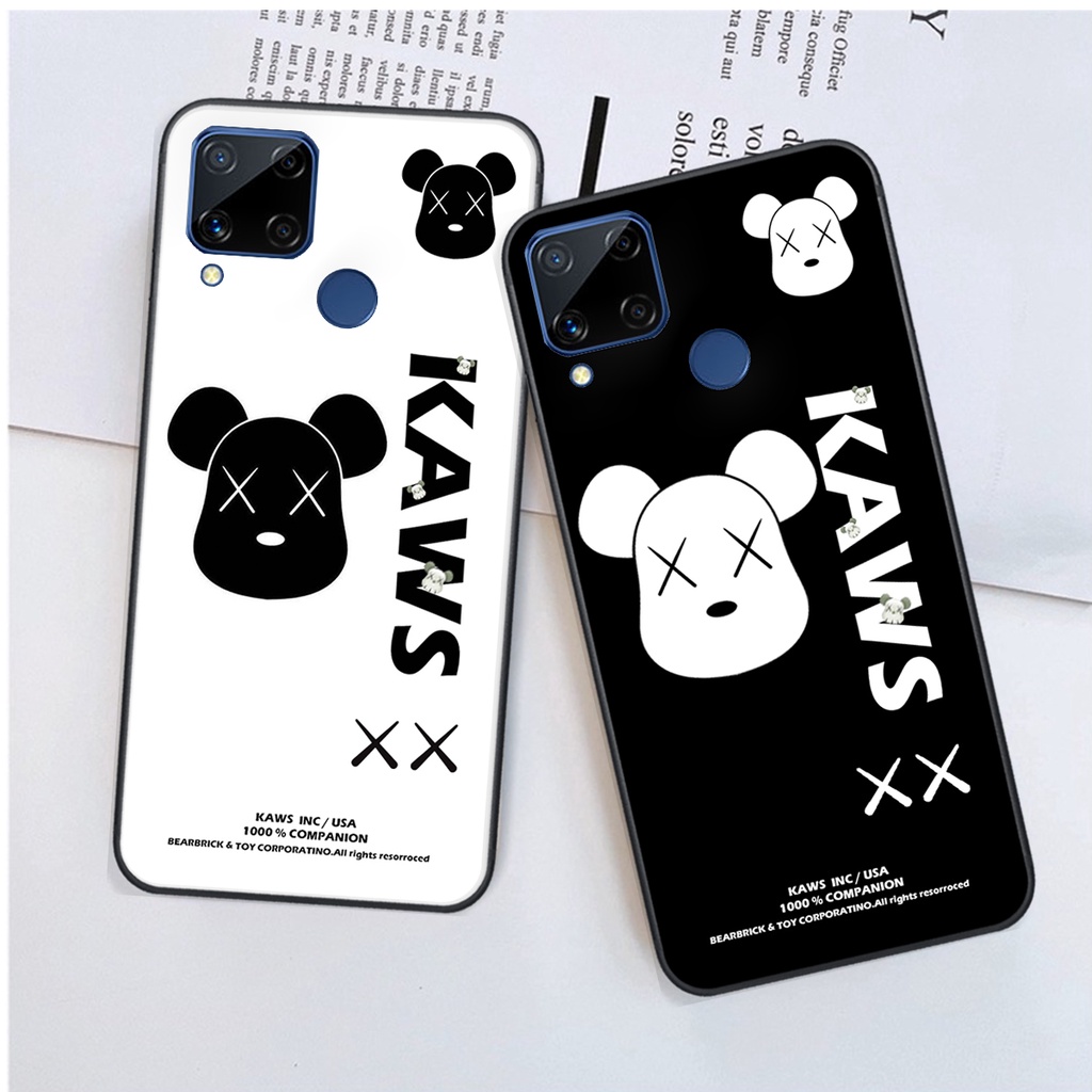 Ốp lưng Realme C15 in hình K@ws, Cool Be@r SIÊU NGẦU