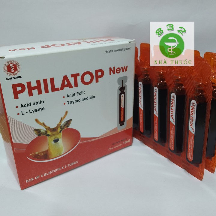 PHILATOP New hộp 20 ống nhựa