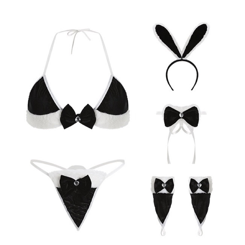 QR1215 Cosplay Phong Cách Thỏ Bunny Dễ Thương - Fullset Nhiều Phụ Kiện @lingerie.sm.toys | BigBuy360 - bigbuy360.vn