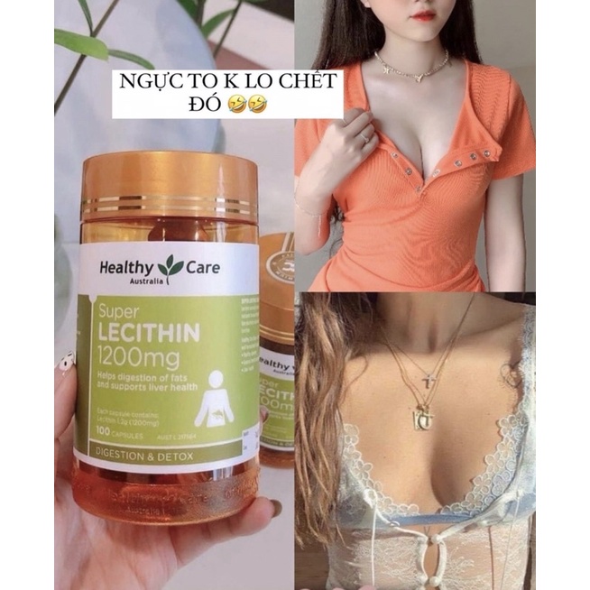 Mầm đậu nành Healthy Care Super Lecithin đẹp da, đào thải độc tố gan, cân bằng nội tiết tố