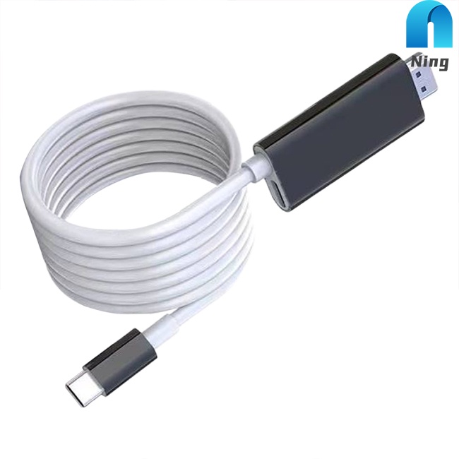 Ning 4k Type C To Hdmi-compatible HD Projection Cable Usb-c To PD 55w Fast Charging Line For Mobile Phone Tablet